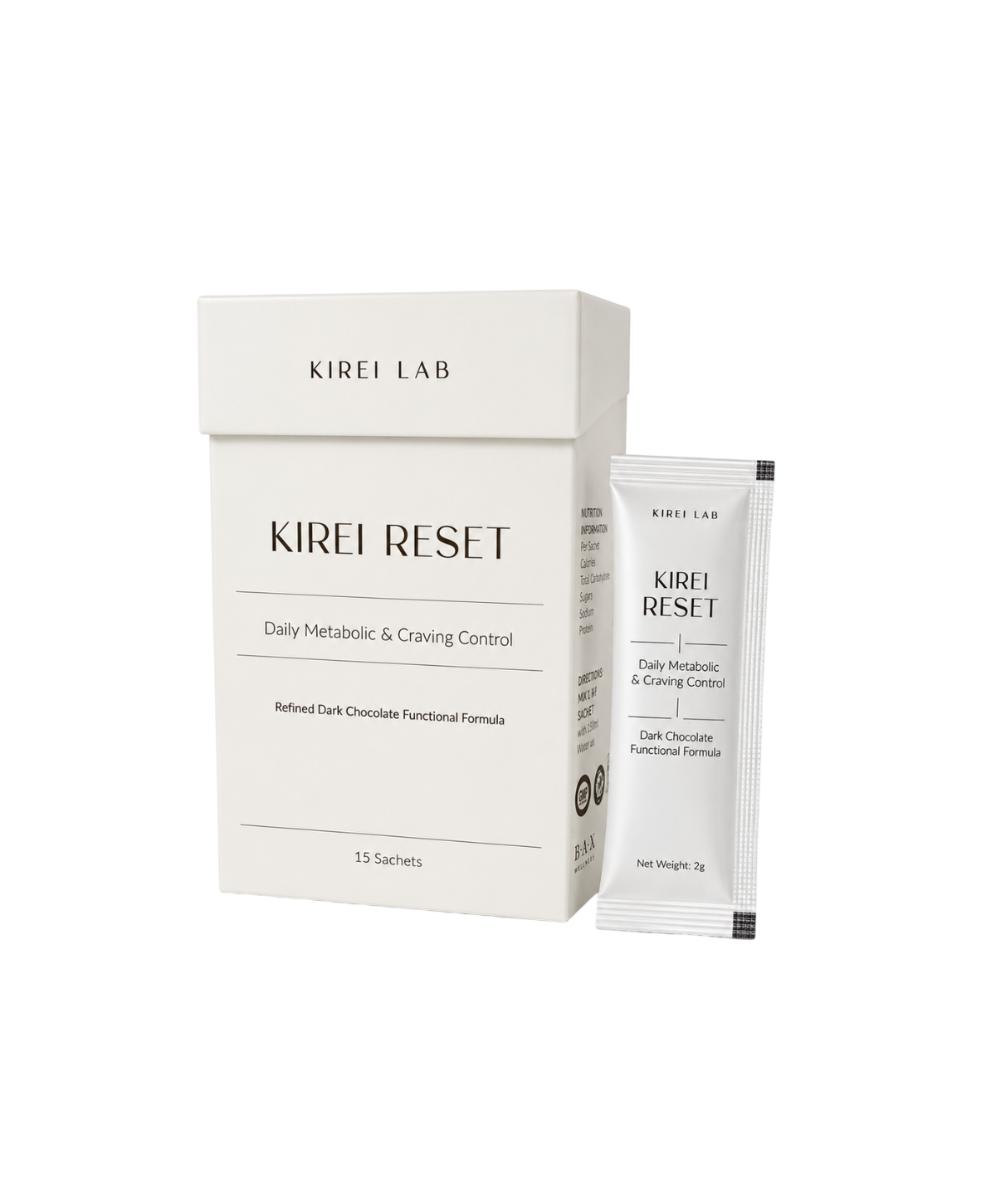 KIREI RESET box and sachet