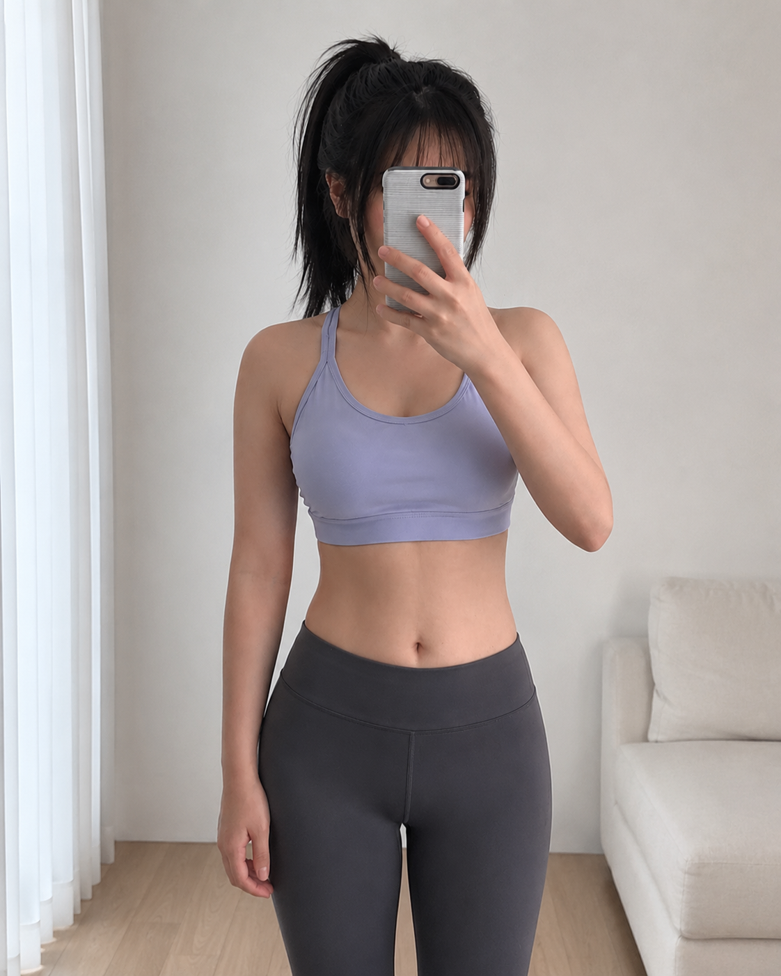 Customer progress photo after routine